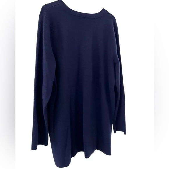 Lauren Ralph Lauren Navy Sweater 2X 100% Cotton - Picture 11 of 16
